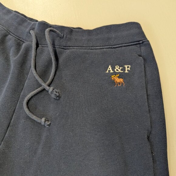 Abercrombie & Fitch Size XS Navy Fleece Joggers - Picture 4 of 9